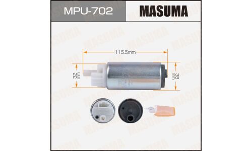 Насос топливный (бензонасос) Masuma, с фильтром, для Suzuki Hustler, арт. MPU-702