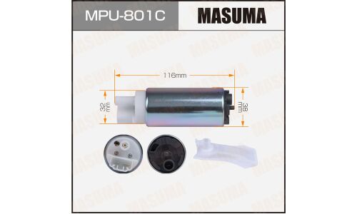 Бензонасос MASUMA, PAJERO, XV / V83W, G33, сетка MPU-001, графитовый коллектор