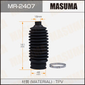 Пыльник рулевой рейки Masuma, для Honda Crosstour, арт. MR-2407