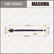 Тяга рулевая Masuma, арт. MR-3940