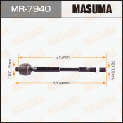 Тяга рулевая Masuma, арт. MR-7940
