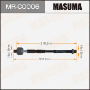 Рулевая тяга MASUMA EXEED TXL
