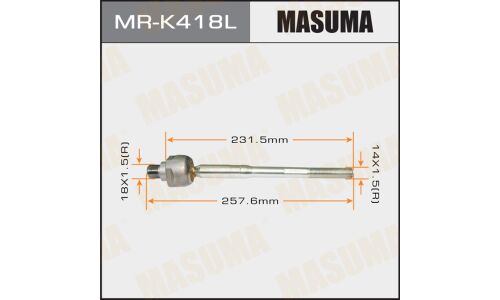 Тяга рулевая Masuma, для Hyundai H1, арт. MR-K418L