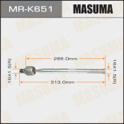 Тяга рулевая Masuma, арт. MR-K651