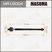 Рулевая тяга MASUMA FORD ECOSPORT 12-18