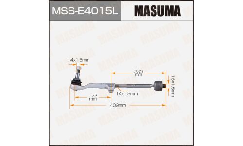 Тяга рулевая Masuma, для BMW X3 (G01), арт. MSS-E4015L