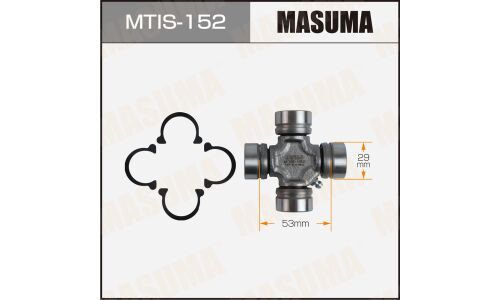 Крестовина вала карданного Masuma 29x77