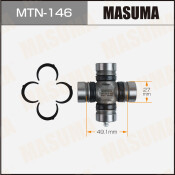 Крестовина вала карданного Masuma 27x73
