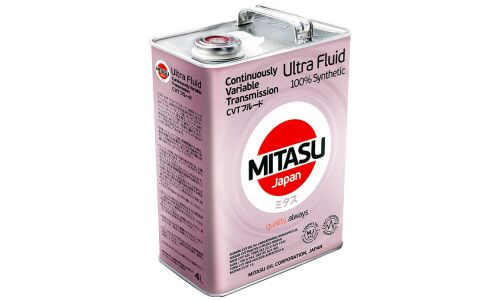 Масло трансмиссионное Mitasu CVT Ultra Fluid, синтетическое, универсальное, для вариаторов (оптимизирвано для Subaru), 4л, арт. MJ-329G/4