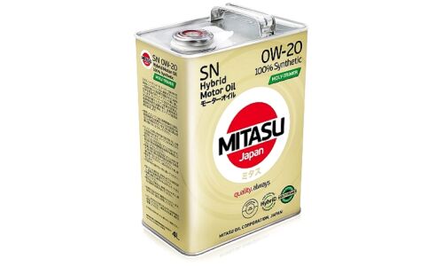 N02-MJ Масло моторное MITASU HYBRID MOLY-TRiMER SN 0W-20 4л синтетическое для бензиновых двигателе