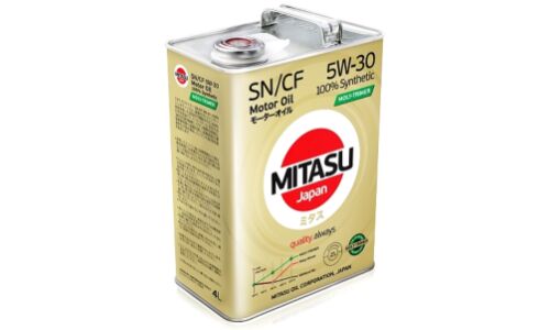 Масло моторное Mitasu Moly-Trimer 5w30, синтетическое, API SN/CF, универсальное, 4л, арт. MJ-N11/4