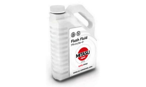 Масло промывочное Mitasu Flush Fluid, для бензиновых и дизельных двигателей, канистра 4л, арт. MJ-731/4