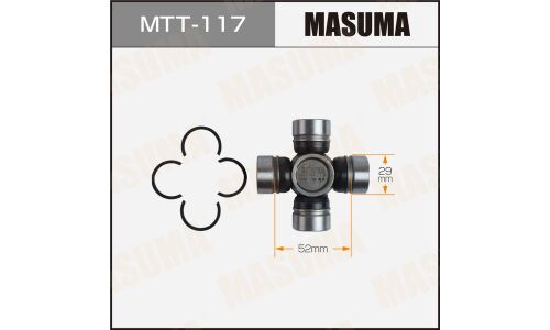 Крестовина вала карданного Masuma 29x76.5