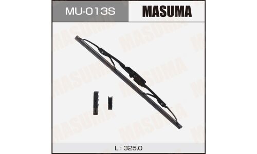 Щетка стеклоочистителя Masuma Optimum 325мм (13") каркасная, летняя, крепления J-Hook, Side Pin, Bayonet, 1 шт, арт. MU-013S