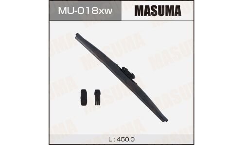 Щетка стеклоочистителя Masuma Nano Graphite X Series, 450мм (18") каркасная зимняя, с графитовым напылением, крепление DNTL1.1, для Mazda 6/CX-5/8, 1шт, арт. MU-018xw