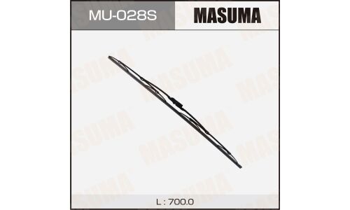 Щетка стеклоочистителя Masuma Optimum 700мм (28") каркасная, летняя, крепление J-Hook, 1 шт, арт. MU-028S