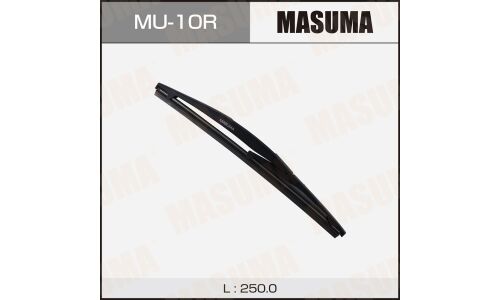 Щетка стеклоочистителя Masuma Rear 250мм (10"), каркасная, всесезонная, для заднего стекла, крепление Roc Lock 3, 1 шт, арт. MU-10R