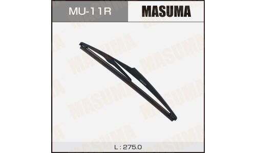 Щетка стеклоочистителя Masuma Rear 275мм (11"), каркасная, всесезонная, для заднего стекла, крепление Roc Lock 2, 1 шт, арт. MU-11R
