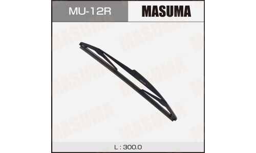 Щетка стеклоочистителя Masuma Rear 300мм (12"), каркасная, всесезонная, для заднего стекла, крепление Roc Lock 2, 1 шт, арт. MU-12R