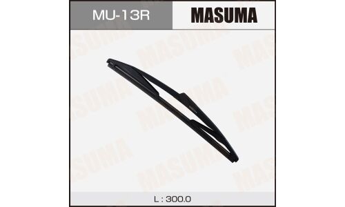 Щетка стеклоочистителя Masuma Rear 300мм (12"), каркасная, всесезонная, для заднего стекла, крепление Snap Claw, 1 шт, арт. MU-13R