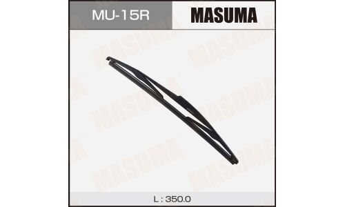 Щетка стеклоочистителя Masuma Rear 350мм (14"), каркасная, всесезонная, для заднего стекла, крепление Roc Lock 2, 1 шт, арт. MU-15R