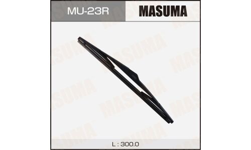 Щетка стеклоочистителя Masuma Rear 300мм (12"), каркасная, всесезонная, для заднего стекла, крепление Roc Lock 4, 1 шт, арт. MU-23R