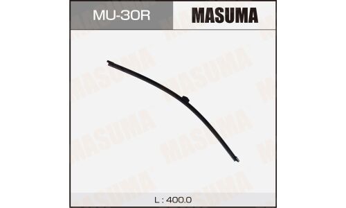 Щетка стеклоочистителя Masuma Rear 400мм (16"), бескаркасная, всесезонная, для заднего стекла, крепление Trunnion, 1шт, арт. MU-30R