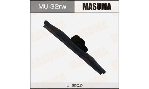 Щетка стеклоочистителя Masuma Rear 250мм (10"), каркасная, зимняя, для заднего стекла, с графитовым напылением, 1 шт, арт. MU-32rw