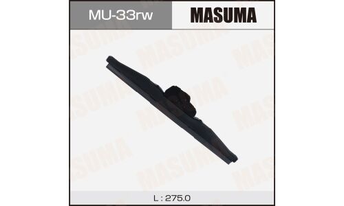 Щетка стеклоочистителя Masuma Rear 275мм (11"), каркасная, зимняя, для заднего стекла, с графитовым напылением, 1 шт, арт. MU-33rw