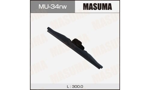 Щетка стеклоочистителя Masuma Rear 300мм (12"), каркасная, зимняя, для заднего стекла, с графитовым напылением, 1 шт, арт. MU-34rw