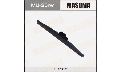 Щетка стеклоочистителя Masuma Rear 350мм (14"), каркасная, зимняя, для заднего стекла, с графитовым напылением, 1 шт, арт. MU-35rw