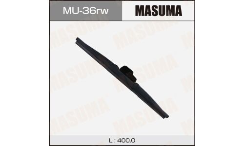 Щетка стеклоочистителя Masuma Rear 400мм (16"), каркасная, зимняя, для заднего стекла, с графитовым напылением, 1 шт, арт. MU-36rw