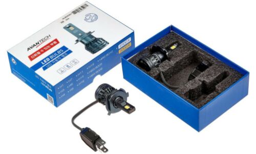 Лампа светодиодная Avantech LED Bulbs H4 (P43t, T16), 12В, 35/35Вт (соответствует 60/55Вт), 3000К, комплект 2 шт, арт. ALB0435Y