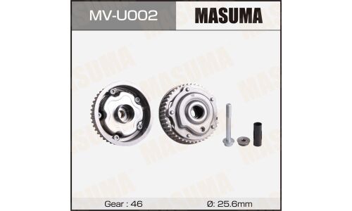Муфта изменения фаз ГРМ Masuma, выпуск, для Opel Insignia / Astra / Vectra / Mokka / Zafira, для двигателей A16XER / A18XER / Z16XER / Z18XER, арт. MV-U002