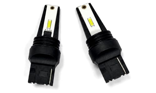 Лампы светодиодные HTL Base T20, 12V, 7W, 6000K, W21W, одноконтактные, белый 2 шт