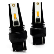 Лампы светодиодные HTL Base T20, 12V, 7W, 560lm, W21W, одноконтактные, оранжевый 2 шт