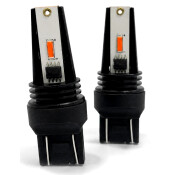 Лампы светодиодные HTL Base T20, 12V, 7/2,5W, 560/240lm, W21/5W, двухконтактная, красный 2 шт