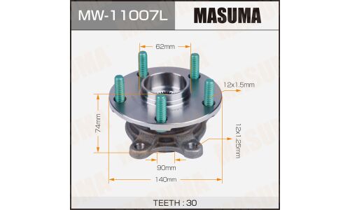 Ступица колеса Masuma, передняя, для Toyota Crown, арт. MW-11007