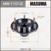 Ступица колеса Masuma, передняя, для Toyota Land Cruiser Prado, арт. MW-11012