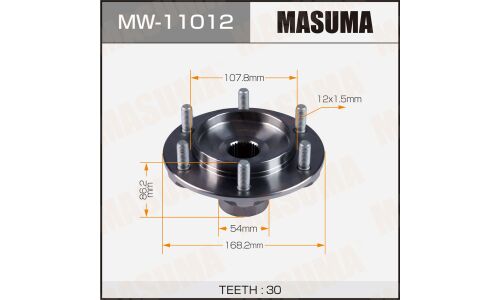 Ступица колеса Masuma, передняя, для Toyota Land Cruiser Prado, арт. MW-11012