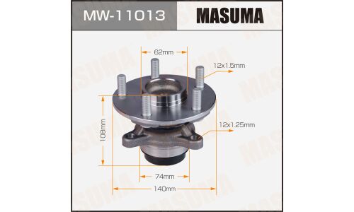 Ступица колеса Masuma, арт. MW-11013