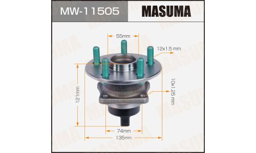 Ступица колеса Masuma, задняя, для Toyota Avensis, арт. MW-11505