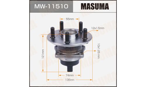 Ступица колеса Masuma, арт. MW-11510