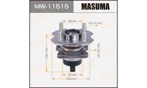 Ступица колеса Masuma, арт. MW-11515