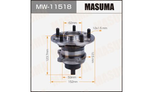 Ступица колеса Masuma, задняя, для Toyota Harrier, арт. MW-11518