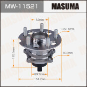 Ступица колеса Masuma, с ABS, задняя, для Toyota Alphard / Estima, арт. MW-11521