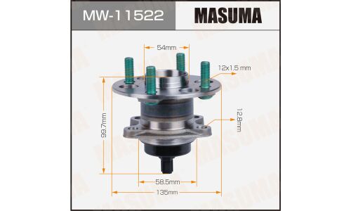 Ступица колеса Masuma, арт. MW-11522