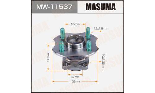 Ступица колеса Masuma, задняя, для Toyota Vitz / Yaris, арт. MW-11537