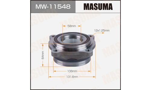 Ступица колеса Masuma, с ABS, задняя, для Toyota Sequoia, арт. MW-11548