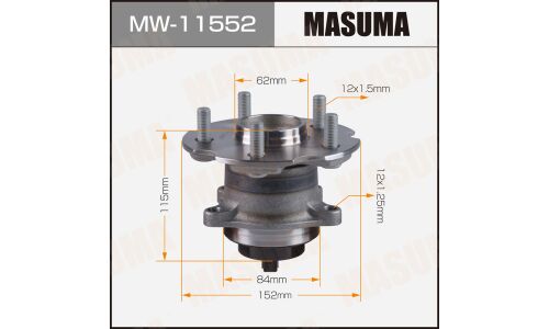 Ступица колеса Masuma, с ABS, задняя, для Toyota Alphard, арт. MW-11552